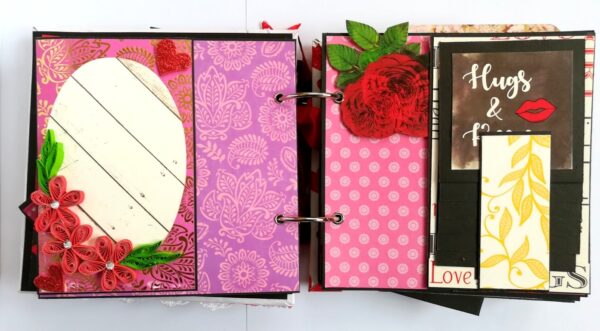 Valentine Together Forever Handmade Love Scrapbook image Valentine Together Forever Handmade Love Scrapbook image