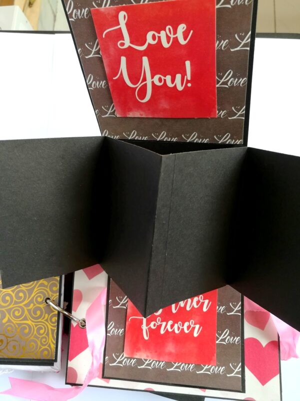 Valentine Together Forever Handmade Love Scrapbook image Valentine Together Forever Handmade Love Scrapbook image