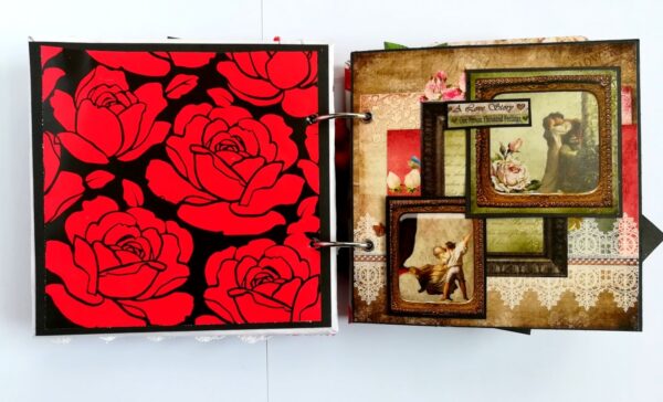 Valentine Together Forever Handmade Love Scrapbook image Valentine Together Forever Handmade Love Scrapbook image