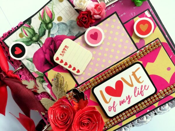 Valentine Together Forever Handmade Love Scrapbook image Valentine Together Forever Handmade Love Scrapbook image