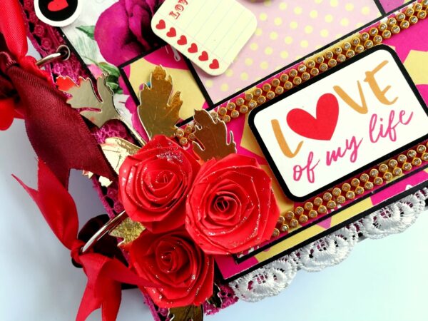 Valentine Together Forever Handmade Love Scrapbook image Valentine Together Forever Handmade Love Scrapbook image