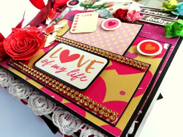 Valentine Together Forever Handmade Love Scrapbook image Valentine Together Forever Handmade Love Scrapbook image
