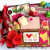 Valentine Together Forever Handmade Love Scrapbook image Valentine Together Forever Handmade Love Scrapbook image