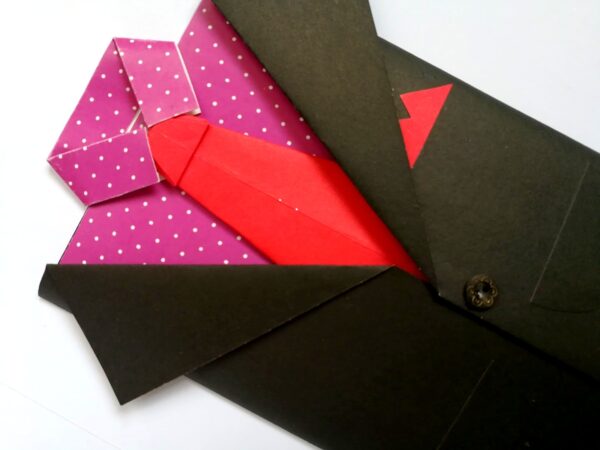 Suit Themed Male Handmade Greeting Card image Suit Themed Male Handmade Greeting Card image
