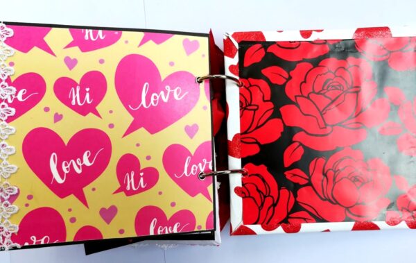 Valentine Together Forever Handmade Love Scrapbook image Valentine Together Forever Handmade Love Scrapbook image