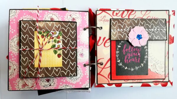 Valentine Together Forever Handmade Love Scrapbook image Valentine Together Forever Handmade Love Scrapbook image