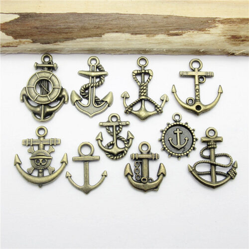 Anchor Metal Charms - Pack of 5 Mixed image