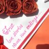 Beautiful Red Roses Heart for Love Greeting Card image Beautiful Red Roses Heart for Love Greeting Card image
