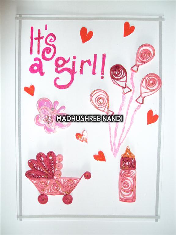 Sweet Baby Girl Congratulations Greeting Card image Sweet Baby Girl Congratulations Greeting Card image