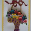 Special Glittery Flower Basket Gold & Purple Greeting Card image Special Glittery Flower Basket Gold & Purple Greeting Card image