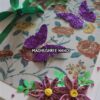 Printed Base With Glitter Butterflies & Flowers Greeting Card image Printed Base With Glitter Butterflies & Flowers Greeting Card image
