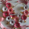 Special Pink Flowers With Ribbon Greeting Card image Special Pink Flowers With Ribbon Greeting Card image