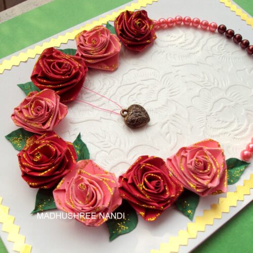 Rose Circle Greeting Card image