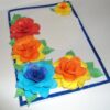 Beautiful Big Flowers with Doily Greeting Card image Beautiful Big Flowers with Doily Greeting Card image