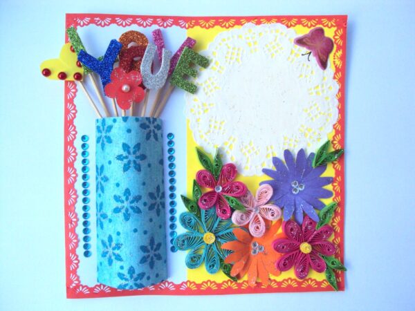 Sparkling Modern Colorful Greeting Card image Sparkling Modern Colorful Greeting Card image