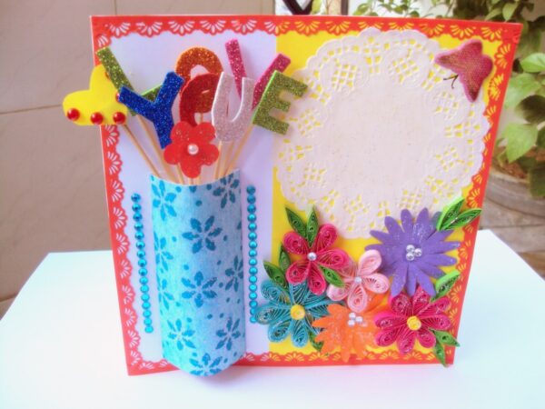 Sparkling Modern Colorful Greeting Card image Sparkling Modern Colorful Greeting Card image