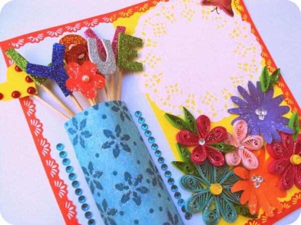 Sparkling Modern Colorful Greeting Card image Sparkling Modern Colorful Greeting Card image