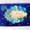 Blue Themed Birthday Greeting Card image Blue Themed Birthday Greeting Card image
