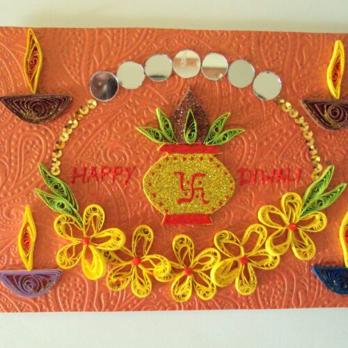 Happy Diwali Greeting Card image