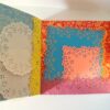 Multicolor Flowers Mini Scrapbook Greeting Card image Multicolor Flowers Mini Scrapbook Greeting Card image