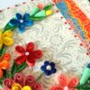 Multicolor Flowers Mini Scrapbook Greeting Card image Multicolor Flowers Mini Scrapbook Greeting Card image