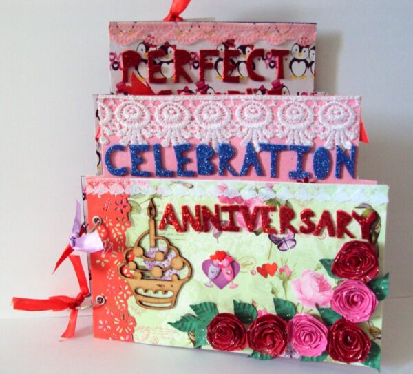 Happy Anniversary Cake Shaped Album image Happy Anniversary Cake Shaped Album image