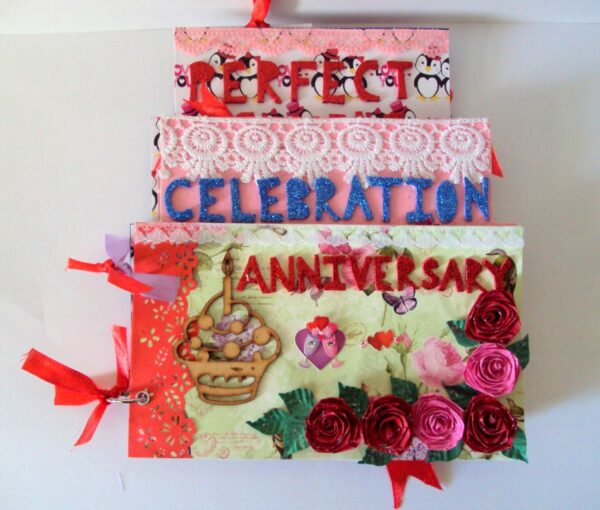 Happy Anniversary Cake Shaped Album image Happy Anniversary Cake Shaped Album image