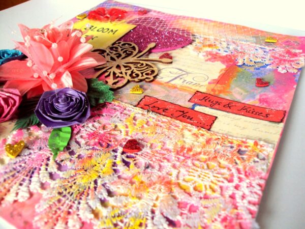 Blooming Love Quilled Greeting Card image Blooming Love Quilled Greeting Card image