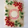 Red Quilled Flowers Corners Greeting Card image Red Quilled Flowers Corners Greeting Card image