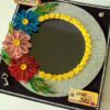 Colorful Flowers Sparkling Photo Frame Card image Colorful Flowers Sparkling Photo Frame Card image