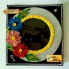Colorful Flowers Sparkling Photo Frame Card image Colorful Flowers Sparkling Photo Frame Card image