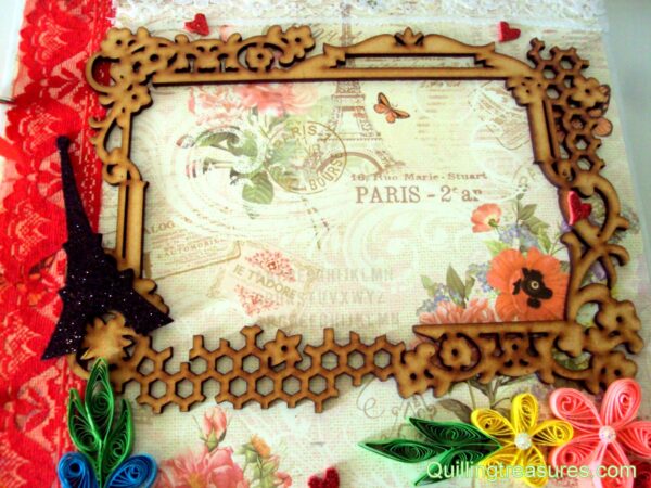 Too Much Love Handmade Quilled Scrapbook image Too Much Love Handmade Quilled Scrapbook image