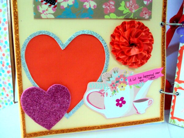 Too Much Love Handmade Quilled Scrapbook image Too Much Love Handmade Quilled Scrapbook image