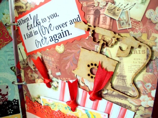 Too Much Love Handmade Quilled Scrapbook image Too Much Love Handmade Quilled Scrapbook image