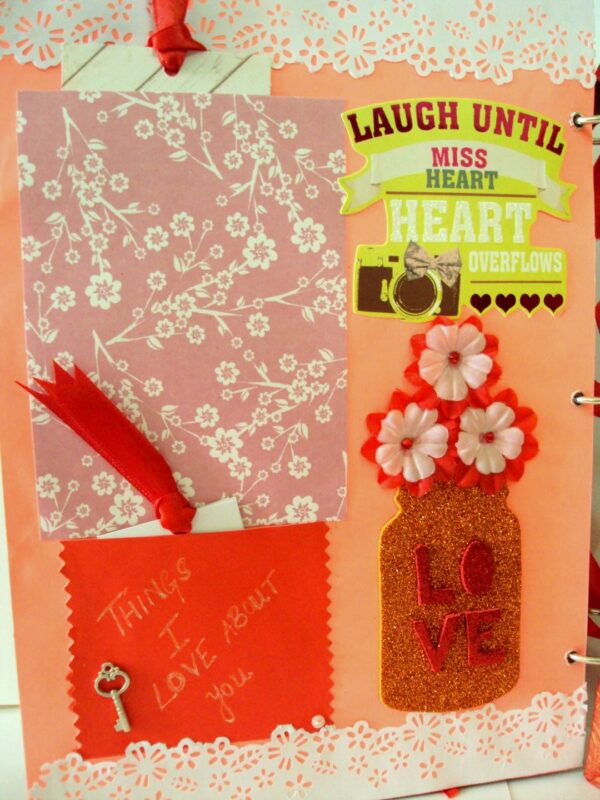 Too Much Love Handmade Quilled Scrapbook image Too Much Love Handmade Quilled Scrapbook image