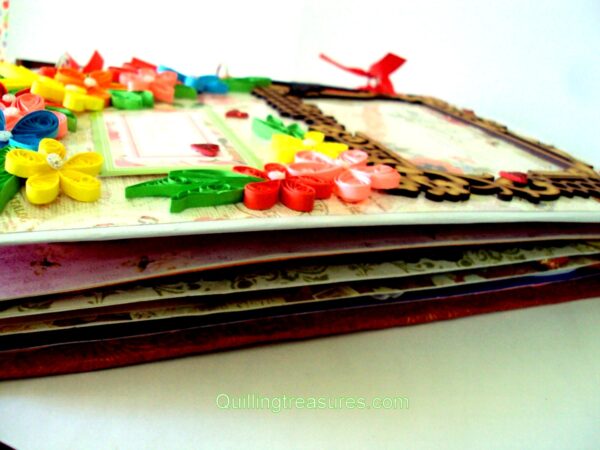 Too Much Love Handmade Quilled Scrapbook image Too Much Love Handmade Quilled Scrapbook image