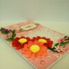 Red And Pink Quilled Flowers Love Greeting Card image Red And Pink Quilled Flowers Love Greeting Card image