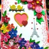 Beautiful Flowers and Love Themed Greeting Card image Beautiful Flowers and Love Themed Greeting Card image