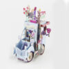 3D Pop up Truck With Flowers Birthday Greeting Card Gift image 3D Pop up Truck With Flowers Birthday Greeting Card Gift image