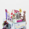 3D Pop up Truck With Flowers Birthday Greeting Card Gift image 3D Pop up Truck With Flowers Birthday Greeting Card Gift image