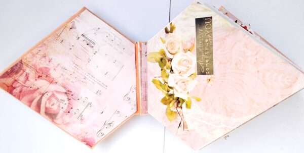 IMG20220331084906-1 Sparkling Diamond shaped love Scrapbook album