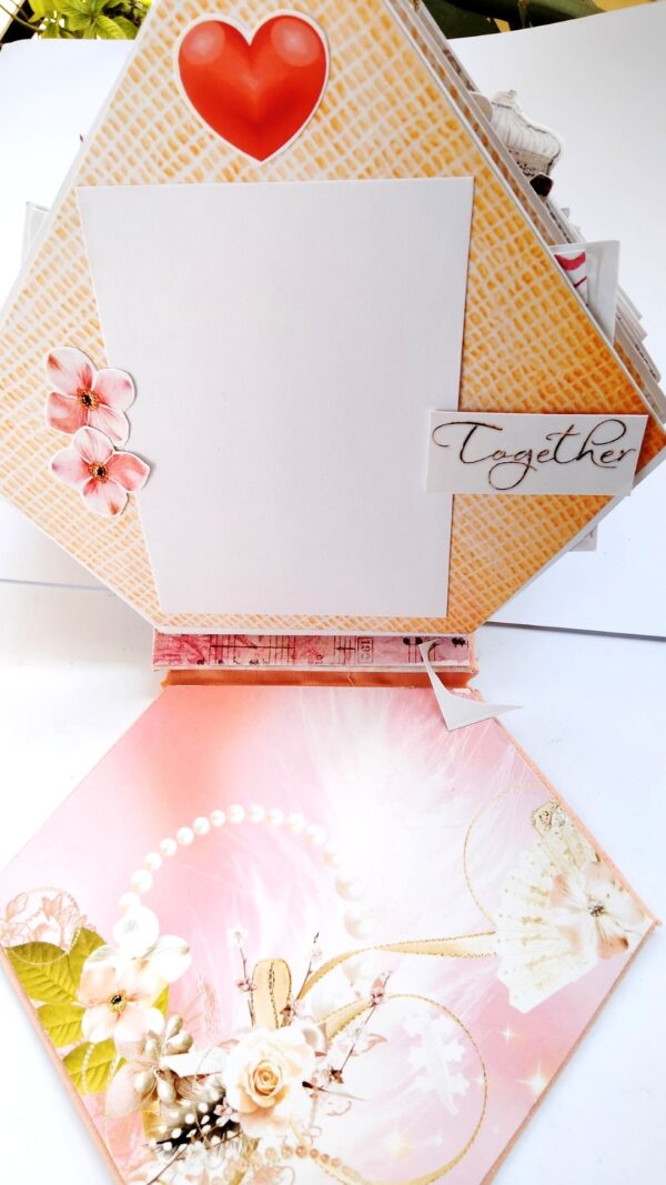 IMG20220331085022-1 Sparkling Diamond shaped love Scrapbook album