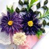 IMG20220501183245 Sparkling Quilled Assorted Flowers Card - Violets