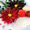 IMG20220501183500 Sparkling Quilled Assorted Flowers Card - Reds