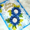 IMG20220823210716 Sparkling Blue Quilled Flowers Birthday card