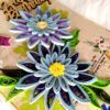 IMG20220829164500 Sparkling Blue Quilled Flowers Birthday card