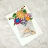 IMG20220904151910 Quilled flowers in envelope greeting card