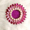 IMG20220911213558 Beautiful Kundan Diya With Tealight Candle - Pink