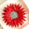 IMG20220911213817 Quilled Tealight Candle holder gift - Red