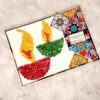 IMG20221010190848 Handmade Quilled Diwali Diyas Greeting Card